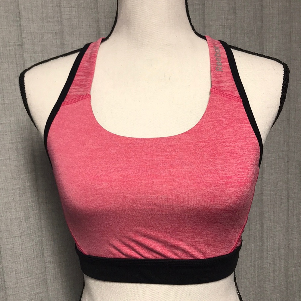 NWOT Reebok Pink Sports Bra Size Small